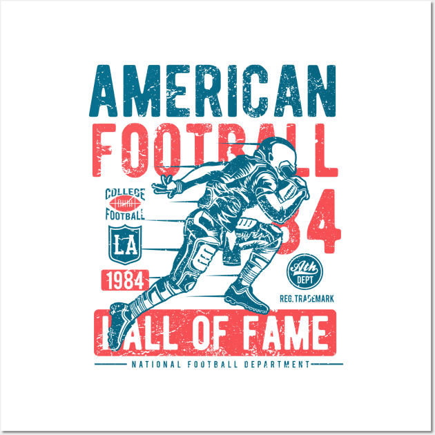 American Football Player Wall Art by Gotitcovered